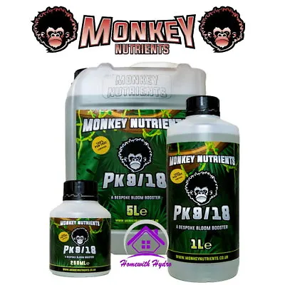 MONKEY NUTRIENTS PK 9/18 Flowering Big Bud Bloom PK Booster Hydroponics • £170