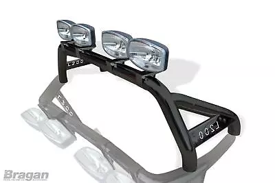 Roll Bar + LED Light + LongBed Tonneau + Spot To Fit Mitsubishi L200 05-15 BLACK • $1063.45