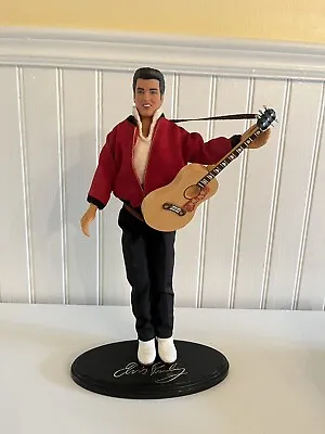 Elvis Presley Vintage (1993) 12” Action Figure Doll W/guitar & Stand • $29.99