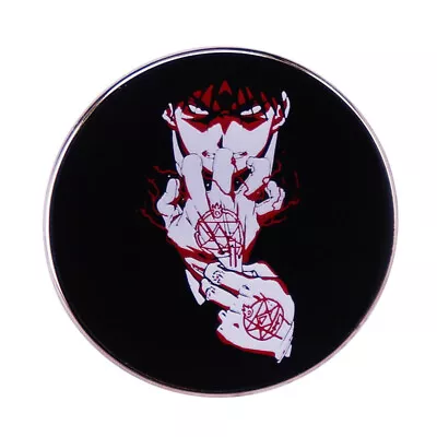 Anime Fullmetal Alchemist Roy Mustang Gloves Metal Badge Pin Brooch • $3.50