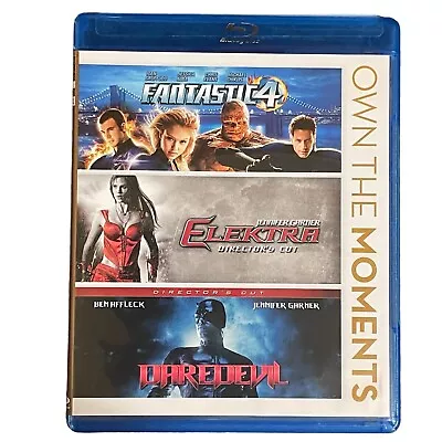 Fantastic 4 Elektra Daredevil (Blu-ray) 3-Disc Set • $20.99