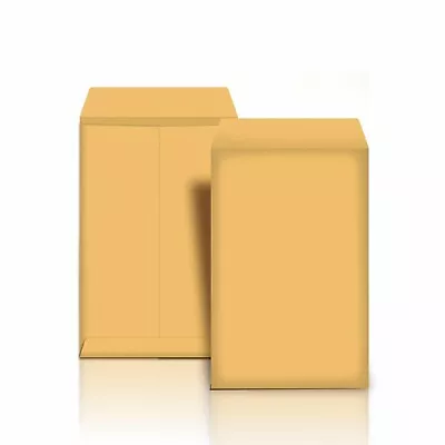 10-Kraft Self Stick Catalog Envelopes 12  X 9  Brown 10pc-10 Envelopes • $11.61