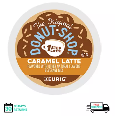 Donut Shop 1 One Step Caramel Latte Keurig Coffee K-cups YOU PICK THE SIZE  • $32.99