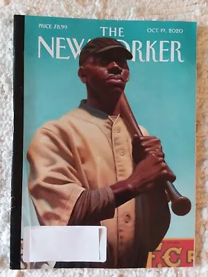 The New Yorker Magazine Oct. 19 2020 ~ Baseball  The Centennial  Kadir Nelson • $1