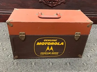 $39.99 • Buy Vtg Motorola Traveling Salesman's Vintage Vacuum Tube Carrying/ Display Case