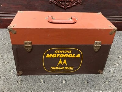 $39.99 • Buy Vtg Motorola Traveling Salesman's Vintage Vacuum Tube Carrying/ Display Case