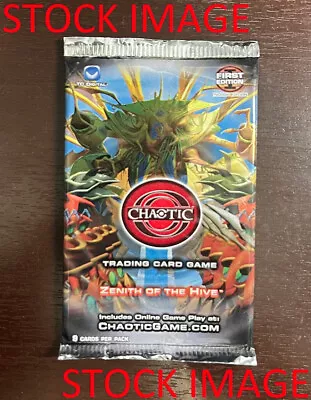 Chaotic ZENITH OF THE HIVE 1st Edition - Factory Sealed 9 Card Booster Pack • $6.99