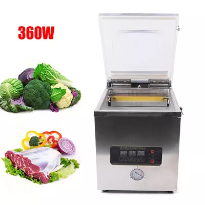 Commercial Food Meat Chamber Vacuum Sealer 360w Table-top Vacuum Packing Machine • $288.80