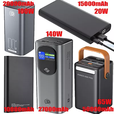 140W Portable Charger Laptop Power Bank Extenal Battrey For IPhone MacBook Lot • $51.99