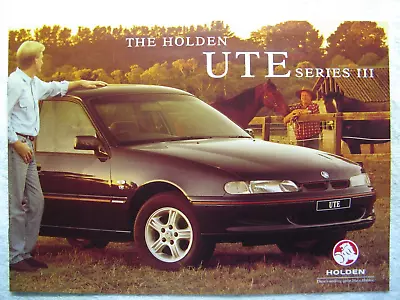 Holden Vs Series Iii Commodore  Ute Sales Brochure / 05-98 / New Old Stock/ 14 P • $24.95