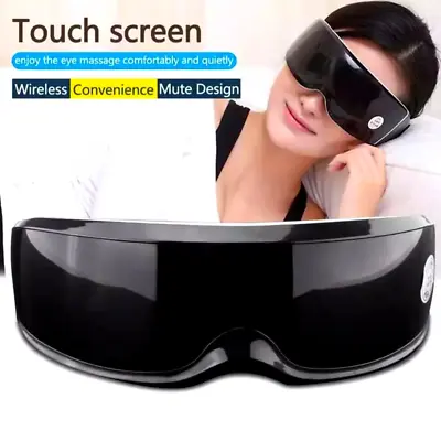 USB Electric Vibration Eye Care Massager Magnet Therapy Fatigue Relieve Glasses • $17.97