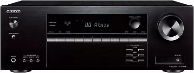 Onkyo 5.2-Channel AV Receiver 4K 60p HDR Dolby Atmos Black TX-SR393 • $174.95