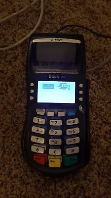 Euc Equinox T4220 Credit Card Terminal Machine Pos Installation Guide Power Cord • $5