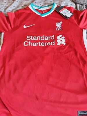 £12.50 • Buy Liverpool - Large Junior Home Firmino 9 Shirt 2020-21 - BNWT