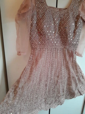 £50 • Buy Asian Wedding Dress / Bridal Lengha Pakistani Indian Uk Heavy Mauve/ Dusky Pink