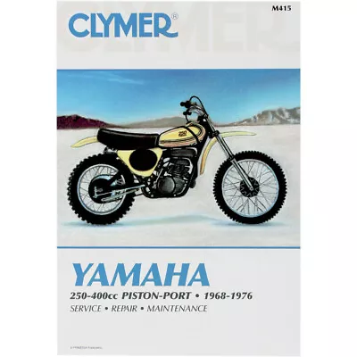 CLYMER Physical Book For Yamaha DT250 DT360 DT400 MX250 MX360 YZ250 YZ350 YZ360 • $42.93