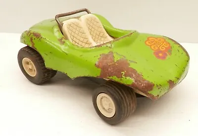 Vintage Mini Tonka Fun Buggy 1970's Dune Buggy Green W/Mixed Wheels • $12.99