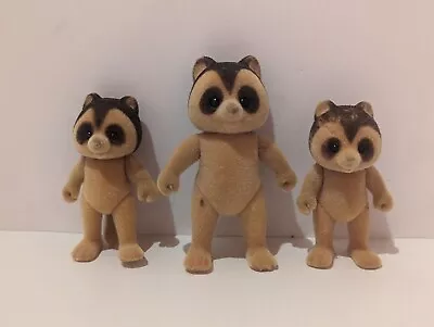 Calico Critters/sylvanian Families Maple Town Raccoon Family Of 3 • $24