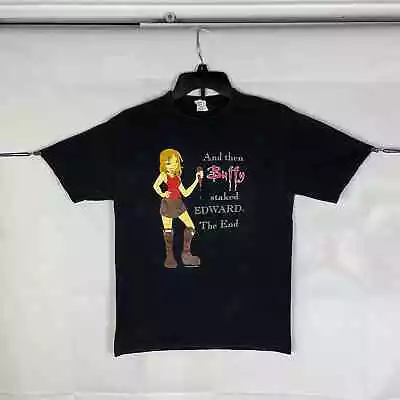 Vintage 2009 Buffy The Vampire Slayer Black T-Shirt SMALL Y2K • $49.99