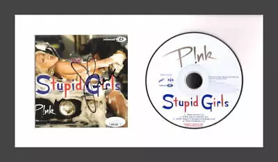 Alecia Moore Pink P!nk Signed Autograph Stupid Girls Framed CD Display - JSA COA • £1927.59