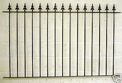 44  High Spear Top Saxon Metal Fencing/railings Panel • £89.99