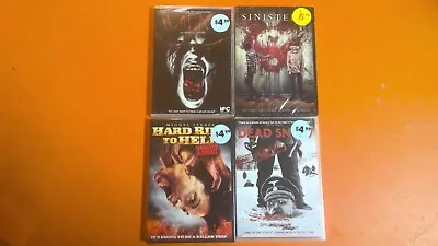 DVD Lot 4 Horror BRAND NEW SEALED! Dead Snow Sinister Haunt Hard Ride To Hell • $16.66