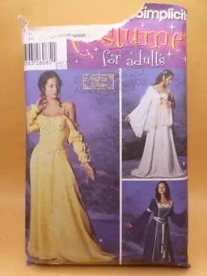 Simplicity 5843 Misses' Medieval-camelot Dress Costume Sz 12-20 Sewing Pattern • £14.95