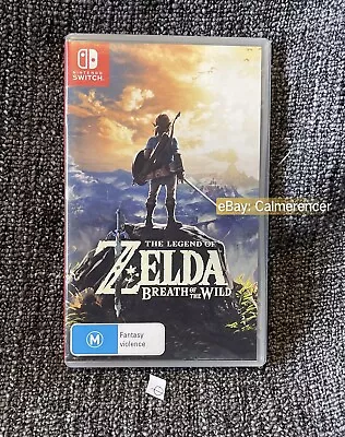 The Legend Of Zelda: Breath Of The Wild (Switch 2017) In Great Cond - 💨 2post • $61.50