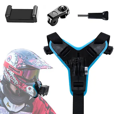 Motorcycle Helmet Chin Mount Holder Brace For GoPro Hero Sports Camera Phone 1PC • $0.99