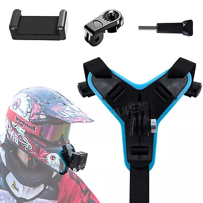 Motorcycle Helmet Chin Mount Holder Brace For GoPro Hero Sports Camera Phone. • $0.99