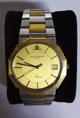 Baume & Mercier Riviera Champagne Dial Men's Quartz Watch 5112 • $500
