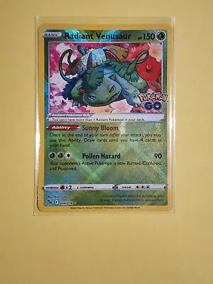 $12 • Buy Pokémon TCG Radiant Venusaur Pokemon GO 004/078 Holo Radiant Rare - NM/M