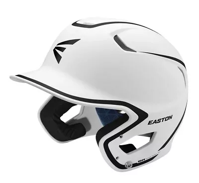 “NEW” Easton Z5 2.0 Junior Matte Two-Tone Batting Helmet Color White With Black • $29.99