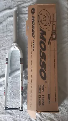 Mosso M5  Aluminum 7005 Rigid Fork Disc Brake White-red Gloss Mtb 26 /27.5 /29   • $105