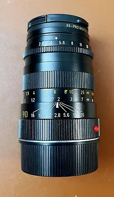 LEICA Tele Elmarit-M 90mm F/2.8 Lens -  E39 Black Leitz #11800 • $550