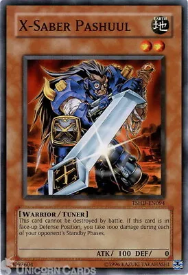 TSHD-EN094 X-Saber Pashuul Common UNL Edition Mint Yu-Gi-Oh! Card • $1.22