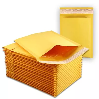 1 Size #0 7.5 X 10 Kraft Bubble Mailers Self Sealing Bulk Padded Shipping Sup... • $5.53