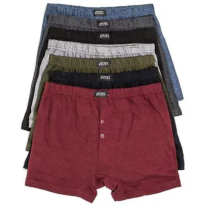 3 6 12 Pack Mens Classic Boxer Shorts Briefs Comfort Fit Jersey Underwear Pants • £5.89
