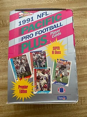 1991 Pacific Plus Football Wax Box • $3.95