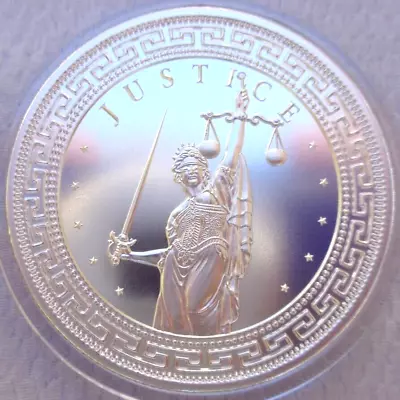 1 Oz. 2022 MINT CLUB #6 - JUSTICE Limited 500 Rounds .999 Fine Silver • $54.99