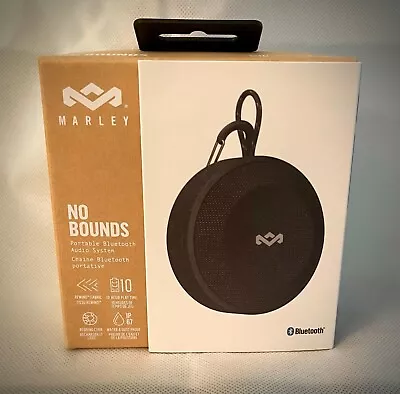 House Of Marley No Bounds Bluetooth Audio Speaker Black Waterproof BRAND NEW • $47.25