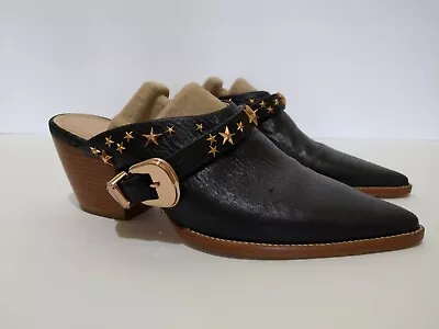 Matisse Judith Clogs Kate Bosworth Mule Shoes Size 6M Buckle Stars Western • $42.99