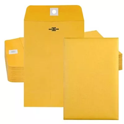 6” X 9” Clasp Envelopes With Gummed Seal Brown Kraft Catalog Envelopes Clasp ... • $23.46