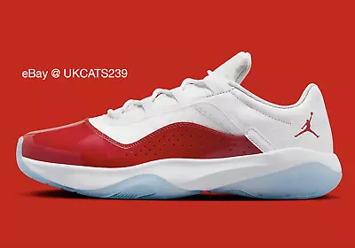 Nike Air Jordan 11 CMFT Low  Cherry  White Gym Red Black DN4180-116 Mens Sizes • $98.80