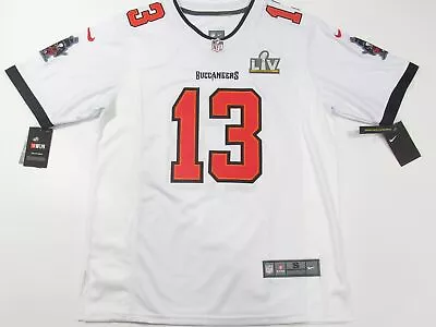 Mike Evans #13 Tampa Bay Buccaneers Super Bowl LV 55 2021 Jersey White • $64.99