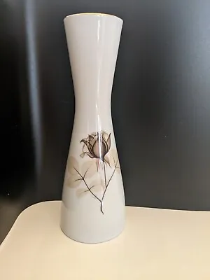 $25 • Buy Vintage Rosenthal Studio Line Porcelain Vase With Rose Germany.  10  H Excellent