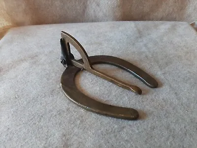 $115 • Buy Vintage Horse Shoeing Farriers Horseshoe Brass Guage Sizing Caliper England Made