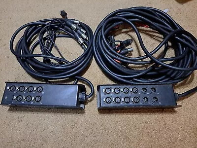 Seismic Audio 8x4x50 And 8x25 Channel XLR Low Profile Circuit Board Snake • $150