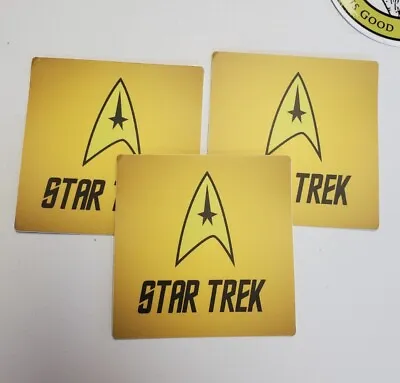 $7.77 • Buy Star Trek Retro Vintage Looking Stickers 3 PACK LOT *WORLDWIDE 🌐 SHIPPING*