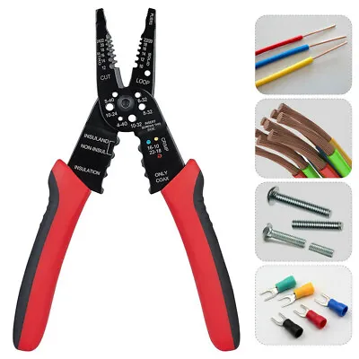 WGGE WG-015 Professional Crimping Tool / Multi-Tool Wire Stripper/Cutter/Crimper • £5.97